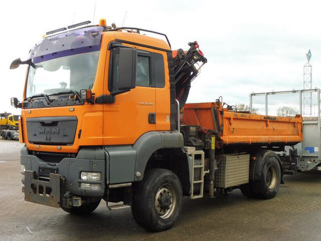 MAN 18.360 TGS 4x4, Kran Palfinger PK8501, Funk, AHK - Camion benne, Camion grue: photos 4 MAN 18.360 TGS 4x4, Kran Palfinger PK8501, Funk, AHK - Camion benne, Camion grue: photos 4