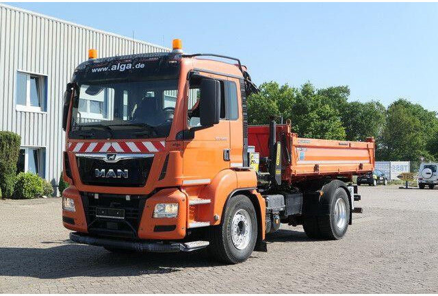 MAN 18.460 TGS/4x2/Meiller/Palfinger 8.501 SLD/AHK - Camion benne: photos 3 MAN 18.460 TGS/4x2/Meiller/Palfinger 8.501 SLD/AHK - Camion benne: photos 3