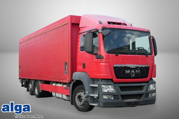 MAN 26.400 TGS LL 6x2, LBW 2.0to., Klima, Navi - Camion pour le transport de boissons: photos 1 MAN 26.400 TGS LL 6x2, LBW 2.0to., Klima, Navi - Camion pour le transport de boissons: photos 1