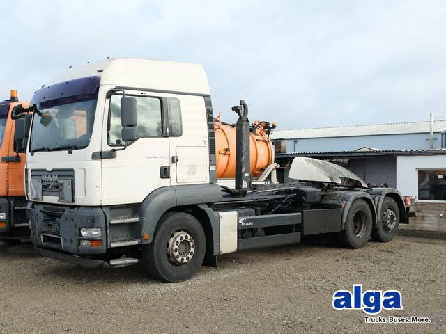 MAN 26.440 TGA BL 6x2, Hiab XR21S59, Klima,Lenk-Lift - Camion ampliroll: photos 1 MAN 26.440 TGA BL 6x2, Hiab XR21S59, Klima,Lenk-Lift - Camion ampliroll: photos 1