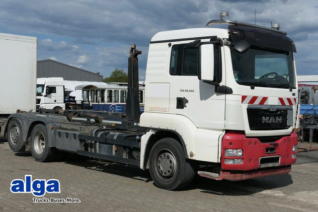 MAN 26.440 TGS, Meiller RK 20.70, Intarder,Lenk-Lift - Camion ampliroll: photos 1 MAN 26.440 TGS, Meiller RK 20.70, Intarder,Lenk-Lift - Camion ampliroll: photos 1