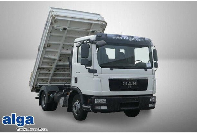 MAN 8.180 TGL BB 4x2, Meiller, 2x AHK, 3. Sitz - Camion benne: photos 1 MAN 8.180 TGL BB 4x2, Meiller, 2x AHK, 3. Sitz - Camion benne: photos 1
