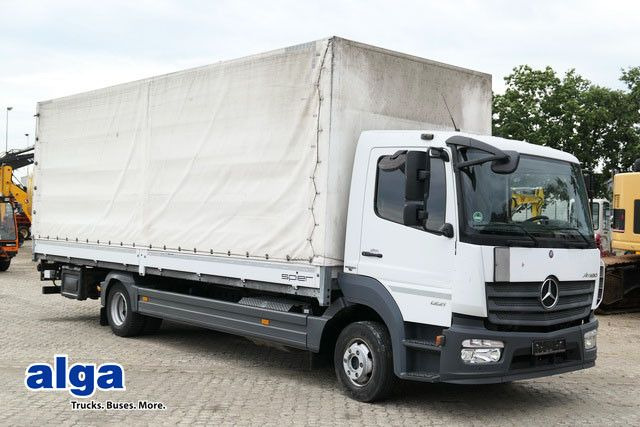 Mercedes-Benz 1221 Atego 4x2, 7.200mm lang, LBW 1,5to., Euro 6 - Camion à rideaux coulissants: photos 1 Mercedes-Benz 1221 Atego 4x2, 7.200mm lang, LBW 1,5to., Euro 6 - Camion à rideaux coulissants: photos 1