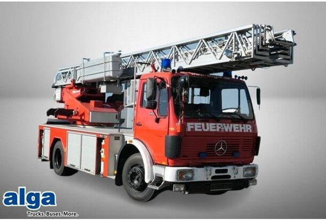 Mercedes-Benz 1422 F 4x2, Drehleiter DLK 23-12, Metz, 30m - Camion de pompier: photos 1 Mercedes-Benz 1422 F 4x2, Drehleiter DLK 23-12, Metz, 30m - Camion de pompier: photos 1