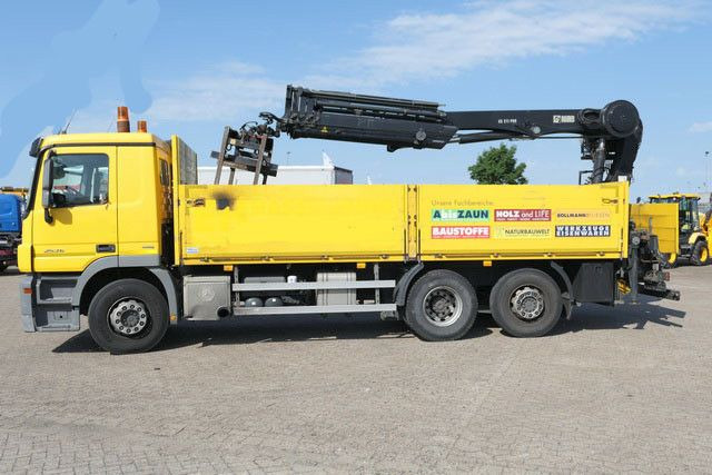 Mercedes-Benz 2536 Actros/MP3/HIAB 211DL/AHK/Klima - Camion plateau, Camion grue: photos 4 Mercedes-Benz 2536 Actros/MP3/HIAB 211DL/AHK/Klima - Camion plateau, Camion grue: photos 4