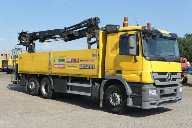 Mercedes-Benz 2536 Actros/MP3/HIAB 211DL/AHK/Klima - Camion plateau, Camion grue: photos 3 Mercedes-Benz 2536 Actros/MP3/HIAB 211DL/AHK/Klima - Camion plateau, Camion grue: photos 3