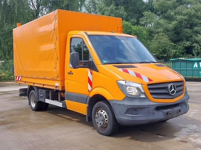 Mercedes-Benz 516 CDI Sprinter 4x2, Klima, AHK, Autom.,3. Sitz - Utilitaire benne: photos 4 Mercedes-Benz 516 CDI Sprinter 4x2, Klima, AHK, Autom.,3. Sitz - Utilitaire benne: photos 4