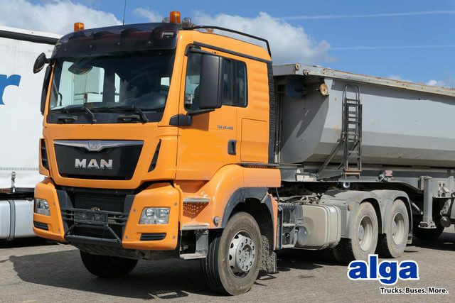 MAN 26.480 TGS 6x4, Hydr., Klima, navi, Luftfederung - Tracteur routier: photos 1 MAN 26.480 TGS 6x4, Hydr., Klima, navi, Luftfederung - Tracteur routier: photos 1