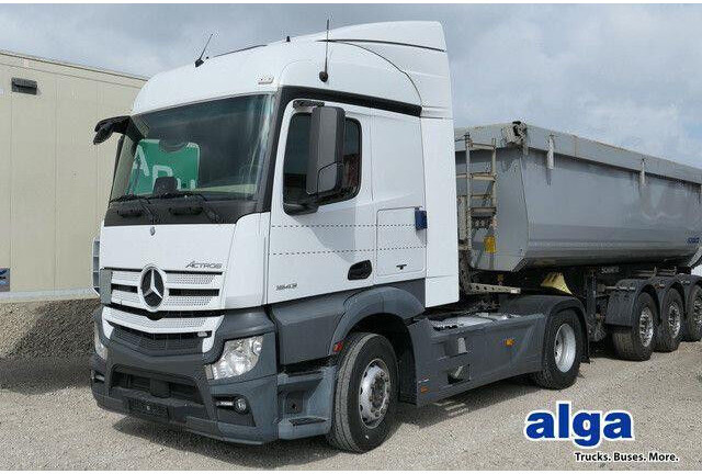 Mercedes-Benz 1843 LS Actros, MP4, Retarder, Waage, Spoiler - Tracteur routier: photos 1 Mercedes-Benz 1843 LS Actros, MP4, Retarder, Waage, Spoiler - Tracteur routier: photos 1
