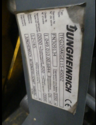 2 Chariots élévateur au gaz Jungheinrich TFG20A - Chariot élévateur: photos 4 2 Chariots élévateur au gaz Jungheinrich TFG20A - Chariot élévateur: photos 4
