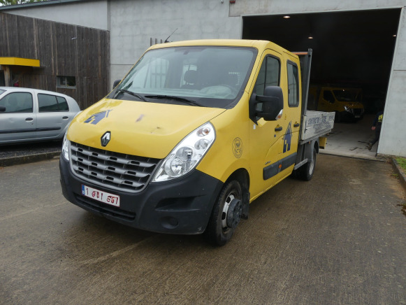 Camionnette plateau double cabine Renault Master DCI150 (2012-171.164 km-VIN:VF1MBH6F346533282) - Autre matériel: photos 1 Camionnette plateau double cabine Renault Master DCI150 (2012-171.164 km-VIN:VF1MBH6F346533282) - Autre matériel: photos 1