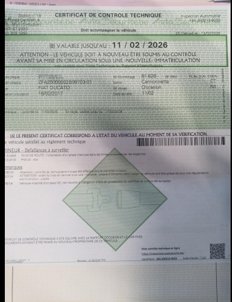 Camionnette Fiat Ducato H2L2 (2017-81650 km-VIN:ZFA25000002B99703)) - Voiture: photos 5 Camionnette Fiat Ducato H2L2 (2017-81650 km-VIN:ZFA25000002B99703)) - Voiture: photos 5