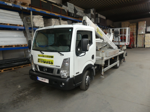 Camionnette nacelle Nissan Cabstar-Multitel MX 250 (2015-58.494 km) (VWASUFF24F5178387) - Camion avec nacelle: photos 1 Camionnette nacelle Nissan Cabstar-Multitel MX 250 (2015-58.494 km) (VWASUFF24F5178387) - Camion avec nacelle: photos 1