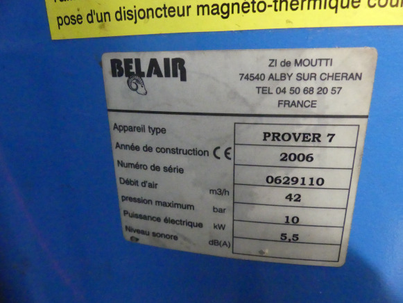 Compresseur d'air Compresseur + assécheur Belair Pro Ver 7: photos 6