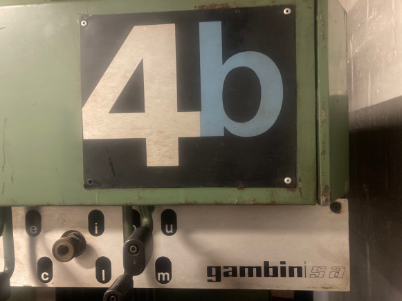 Fraiseuses universelles à console Gambin 4B - Fraiseuse: photos 5 Fraiseuses universelles à console Gambin 4B - Fraiseuse: photos 5