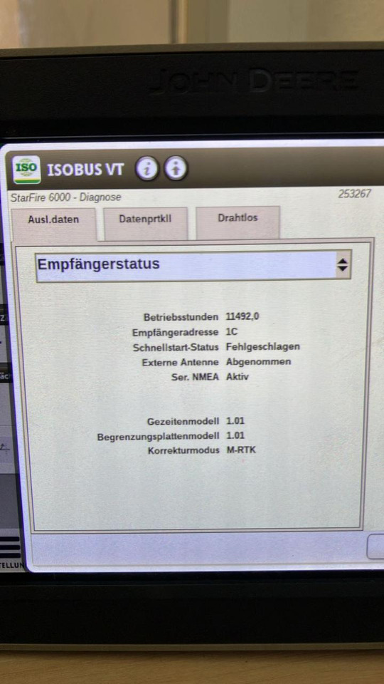 John Deere SF6000 SF3, M-RTK en crédit-bail John Deere SF6000 SF3, M-RTK: photos 6