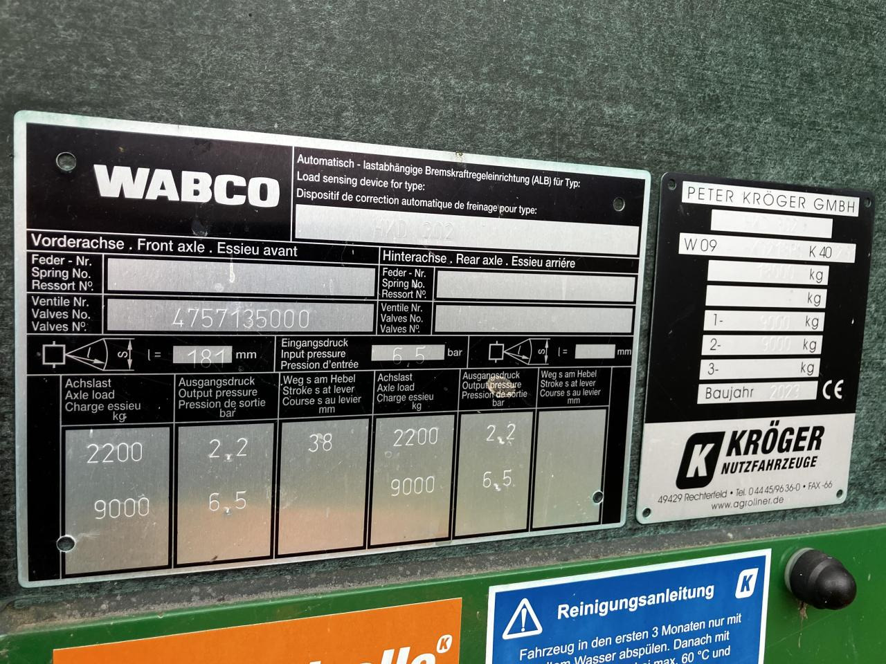 Kröger HKD 302 en crédit-bail Kröger HKD 302: photos 11 Kröger HKD 302 en crédit-bail Kröger HKD 302: photos 11