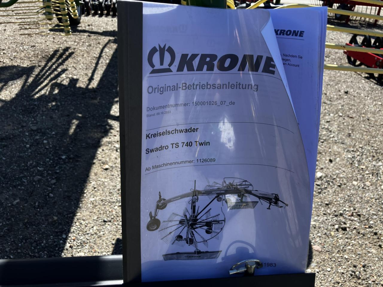 Krone Swadro TS 740 Twin en crédit-bail Krone Swadro TS 740 Twin: photos 10