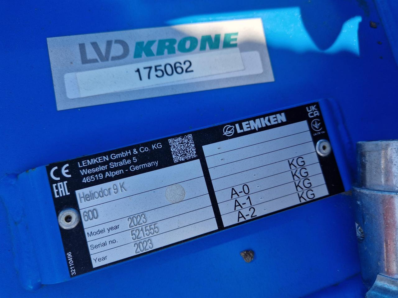 Lemken Heliodor 9/600 K - Cover crop: photos 3 Lemken Heliodor 9/600 K - Cover crop: photos 3