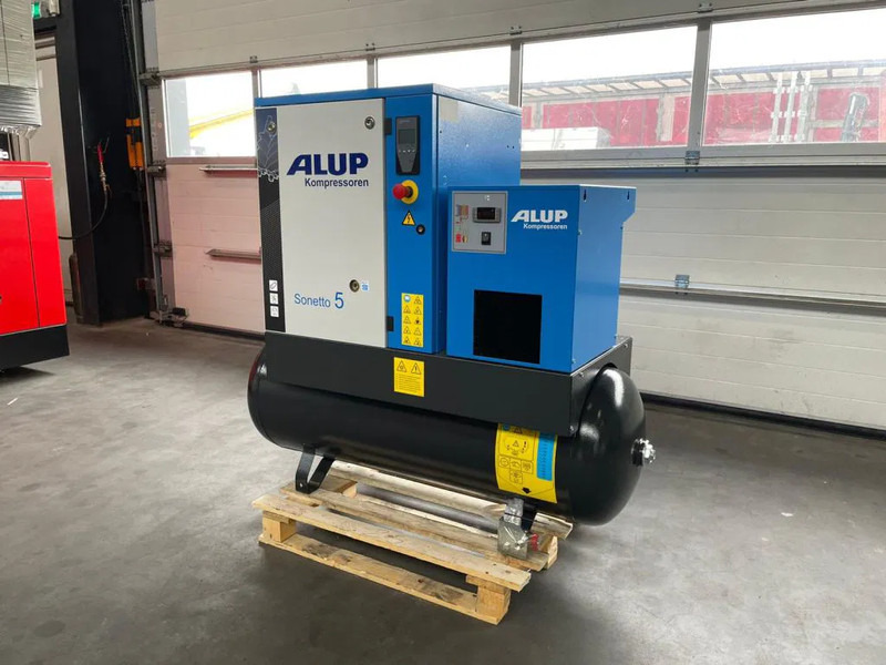 Alup Sonetto 5 + 200 Elektrische Schroefcompressor 4 kW 470 L / min 10 Bar met droger en ketel - Compresseur d'air: photos 4 Alup Sonetto 5 + 200 Elektrische Schroefcompressor 4 kW 470 L / min 10 Bar met droger en ketel - Compresseur d'air: photos 4