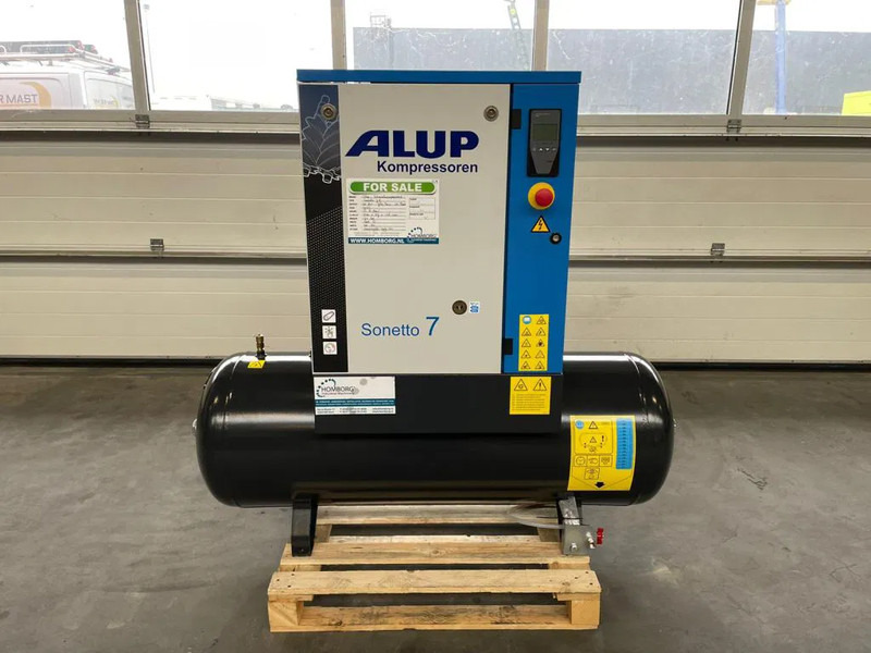 Alup Sonetto 7.5 + 200 Elektrische Schroefcompressor 5.5 kw 780 L / min 10 Bar - Compresseur d'air: photos 1 Alup Sonetto 7.5 + 200 Elektrische Schroefcompressor 5.5 kw 780 L / min 10 Bar - Compresseur d'air: photos 1