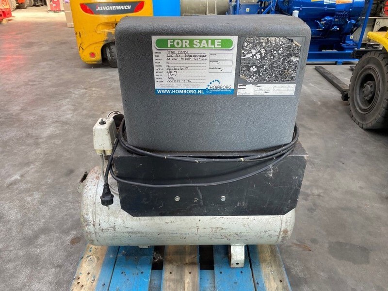 Atlas-Copco LXS 111 1.1 kW 10 bar 125 L / min zuigercompressor met 50 liter ketel - Compresseur d'air: photos 4 Atlas-Copco LXS 111 1.1 kW 10 bar 125 L / min zuigercompressor met 50 liter ketel - Compresseur d'air: photos 4