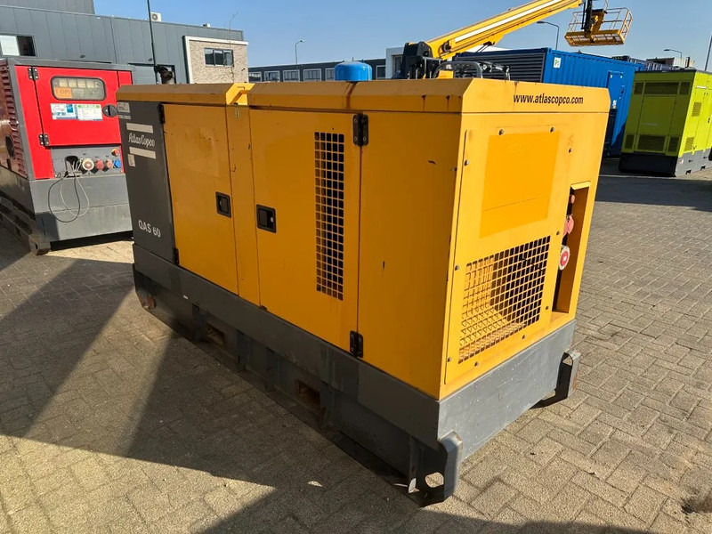 Groupe électrogène Atlas-Copco QAS 60 Perkins Leroy Somer 60 kVA Silent Rental generatorset: photos 10