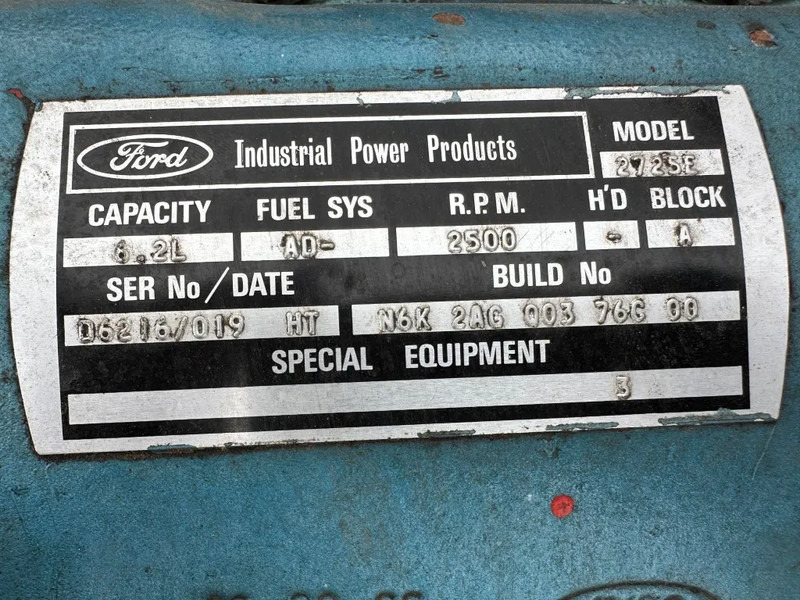 Ford 2725E SPP 230 m3 / h 9 Bar Diesel Waterpomp 207 hours ! - Pompe à eau: photos 5 Ford 2725E SPP 230 m3 / h 9 Bar Diesel Waterpomp 207 hours ! - Pompe à eau: photos 5