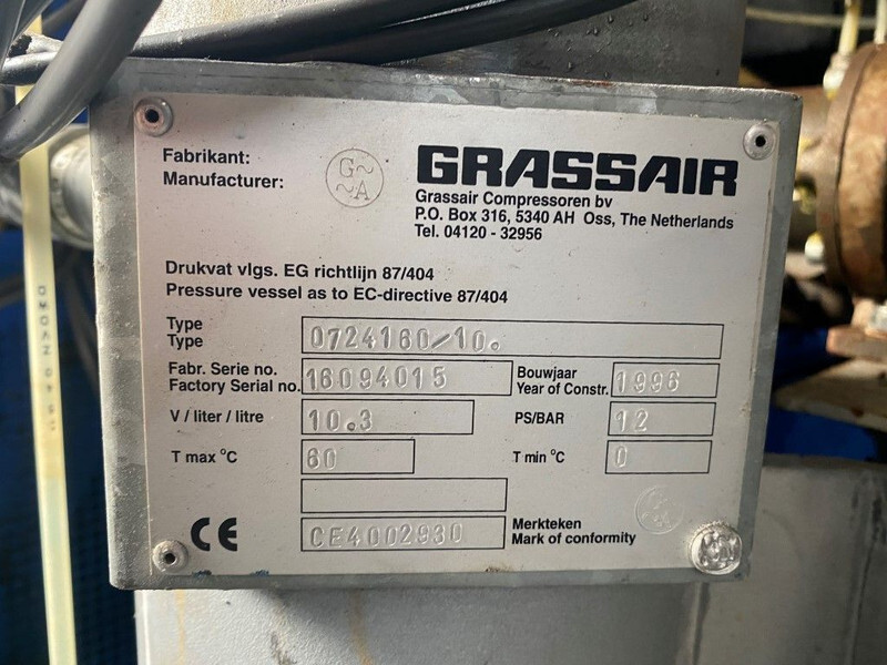 Compresseur d'air Grassair WIS 11.7 Silent 4 kW 550 L / min 12 Bar Schroefcompressor: photos 7