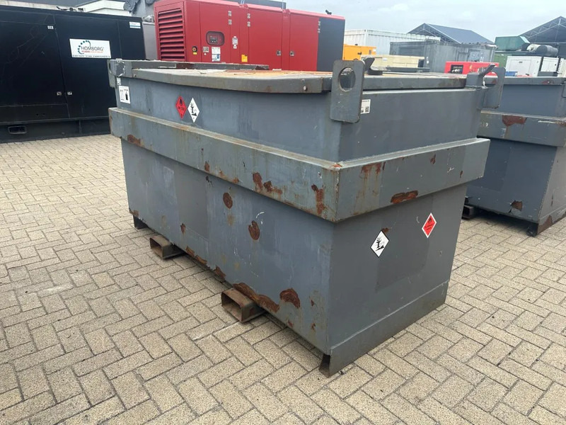 Conteneur maritime IBC Steenbergen Kiwa IBC 2000 liter dieseltank met handpomp Milieutank: photos 10