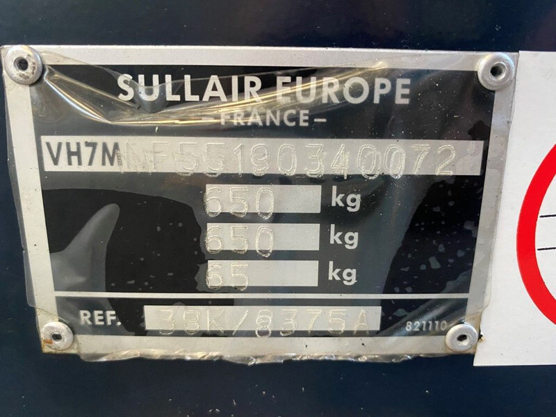 Compresseur d'air Kubota D1105 Sullair 15.5 kW 7 bar diesel schroefcompressor: photos 8