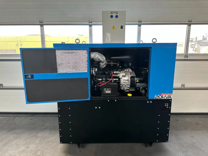 Groupe électrogène neuf Perkins Leroy Somer 22 kVA Silent noodstroom systeem  generatorset NSA ATS New !: photos 11