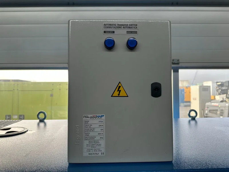Groupe électrogène neuf Perkins Leroy Somer 22 kVA Silent noodstroom systeem  generatorset NSA ATS New !: photos 7