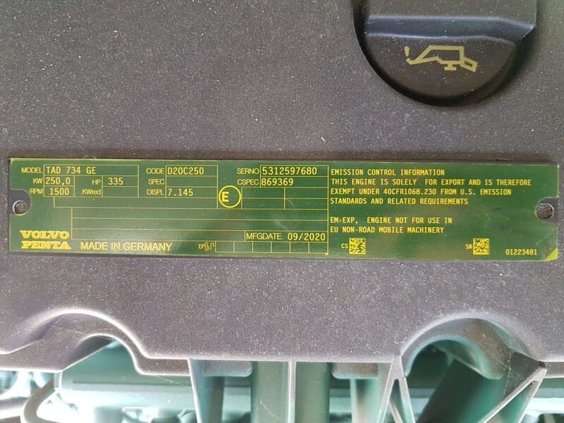 Volvo 275 kVA TAD 734 GE Stamford Supersilent generatorset New ! - Groupe électrogène: photos 5 Volvo 275 kVA TAD 734 GE Stamford Supersilent generatorset New ! - Groupe électrogène: photos 5