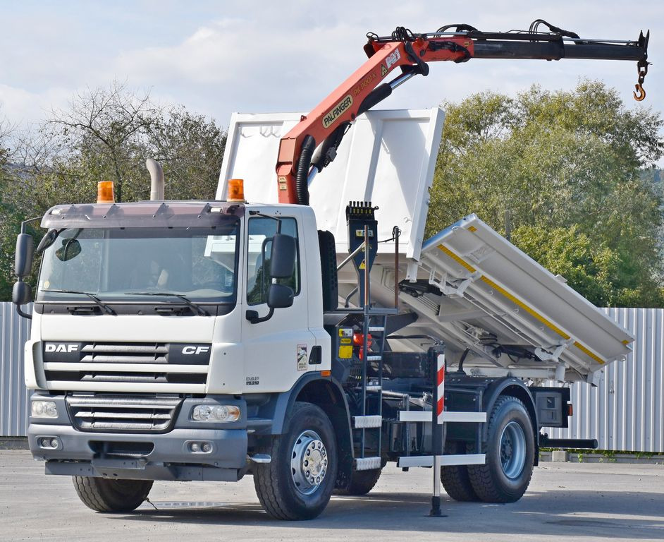 DAF CF 75.310 Kipper 4,30 m + KRAN * TOPZUSTAND - Camion benne, Camion grue: photos 3 DAF CF 75.310 Kipper 4,30 m + KRAN * TOPZUSTAND - Camion benne, Camion grue: photos 3