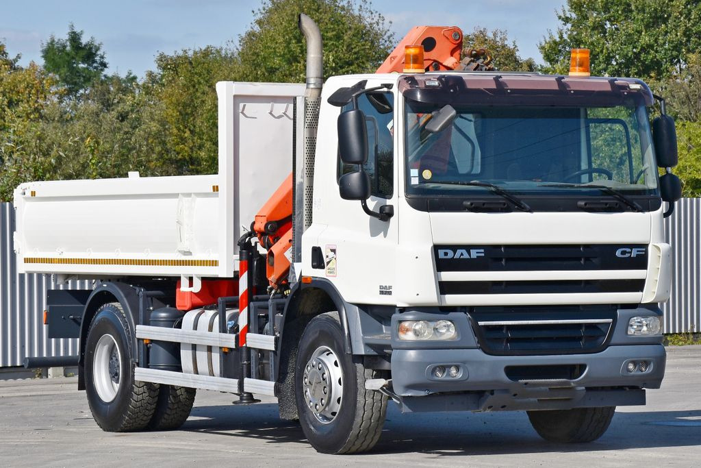 DAF CF 75.310 Kipper 4,30 m* KRAN * TOPZUSTAND - Camion grue, Camion benne: photos 4 DAF CF 75.310 Kipper 4,30 m* KRAN * TOPZUSTAND - Camion grue, Camion benne: photos 4