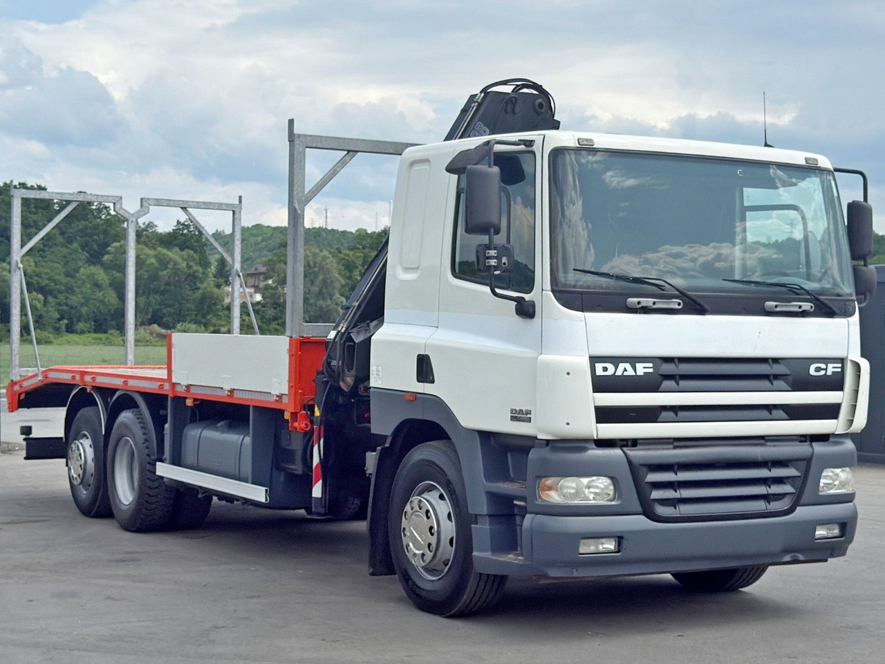 DAF CF 85.380*ABSCHLEPPWAGEN 7,20m+ HIAB 144 B-2 DUO - Remorqueuse: photos 4 DAF CF 85.380*ABSCHLEPPWAGEN 7,20m+ HIAB 144 B-2 DUO - Remorqueuse: photos 4