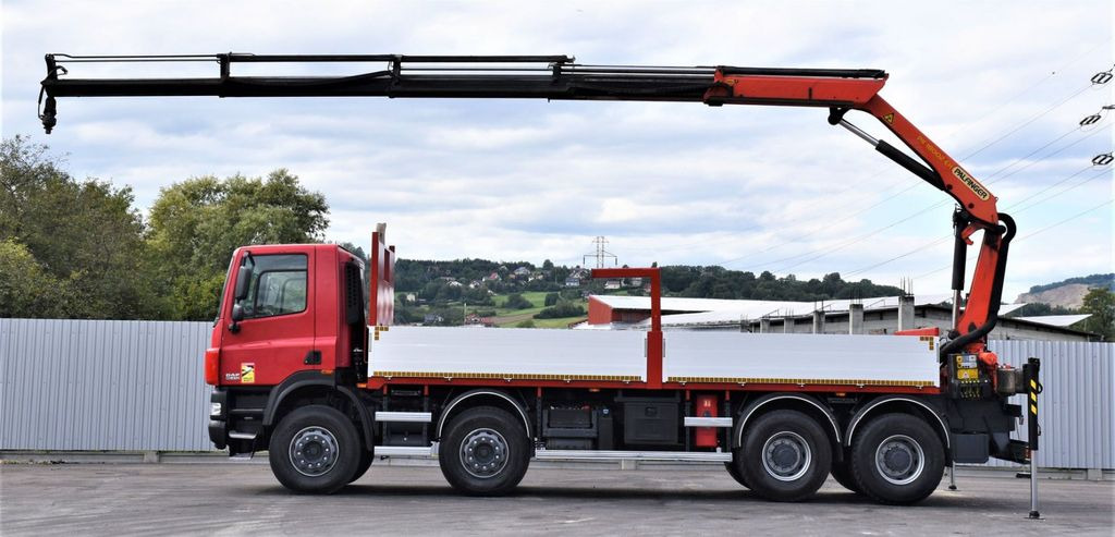 DAF CF 85.410 Pritsche 6,80m + KRAN / FUNK/8x4 - Camion grue: photos 5 DAF CF 85.410 Pritsche 6,80m + KRAN / FUNK/8x4 - Camion grue: photos 5
