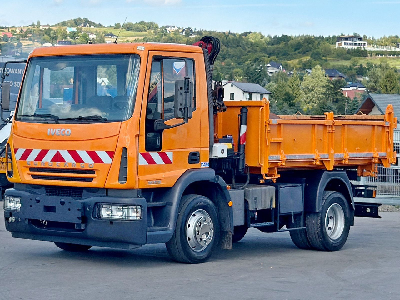 Iveco EUROCARGO 120E18 * HMF 403 K1 * TOPZUSTAND - Camion grue, Camion benne: photos 4 Iveco EUROCARGO 120E18 * HMF 403 K1 * TOPZUSTAND - Camion grue, Camion benne: photos 4