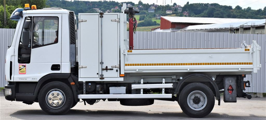 Iveco EUROCARGO 75E16* KIPPER 3,10m* KRAN - Camion benne: photos 5 Iveco EUROCARGO 75E16* KIPPER 3,10m* KRAN - Camion benne: photos 5