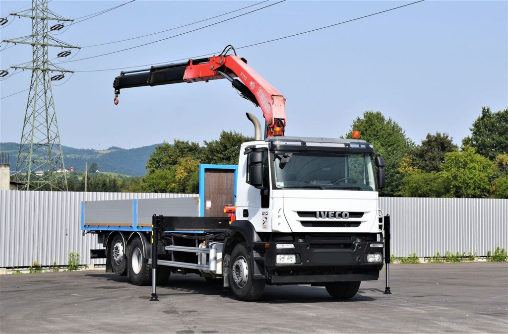 Iveco Stralis 310 PRITSCHE 7,05m +KRAN +FUNK - Camion grue: photos 1 Iveco Stralis 310 PRITSCHE 7,05m +KRAN +FUNK - Camion grue: photos 1