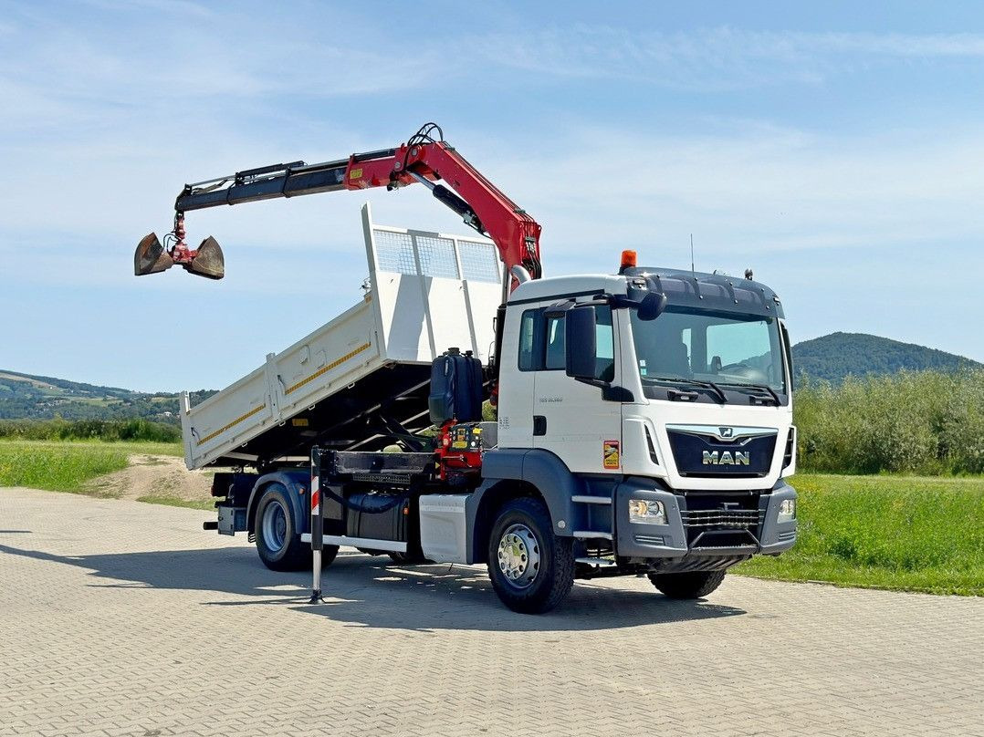 MAN TGS 18.360 * FASSI F135A.0.23 + FUNK * TOP - Camion benne, Camion grue: photos 2 MAN TGS 18.360 * FASSI F135A.0.23 + FUNK * TOP - Camion benne, Camion grue: photos 2