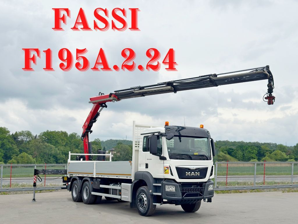 MAN TGS 26.360* FASSI F195A.2.24 / FUNK * 6x4 * TOP - Camion grue: photos 1 MAN TGS 26.360* FASSI F195A.2.24 / FUNK * 6x4 * TOP - Camion grue: photos 1