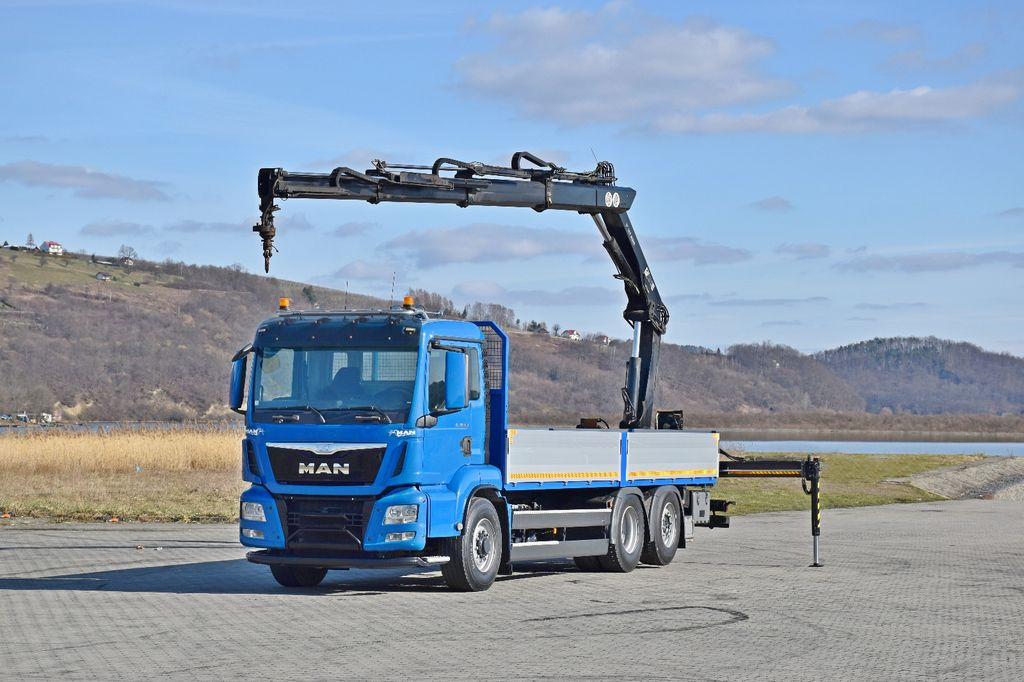MAN TGS 26.480 * KRAN / FUNK * TOPZUSTAND - Camion grue, Camion plateau: photos 2 MAN TGS 26.480 * KRAN / FUNK * TOPZUSTAND - Camion grue, Camion plateau: photos 2