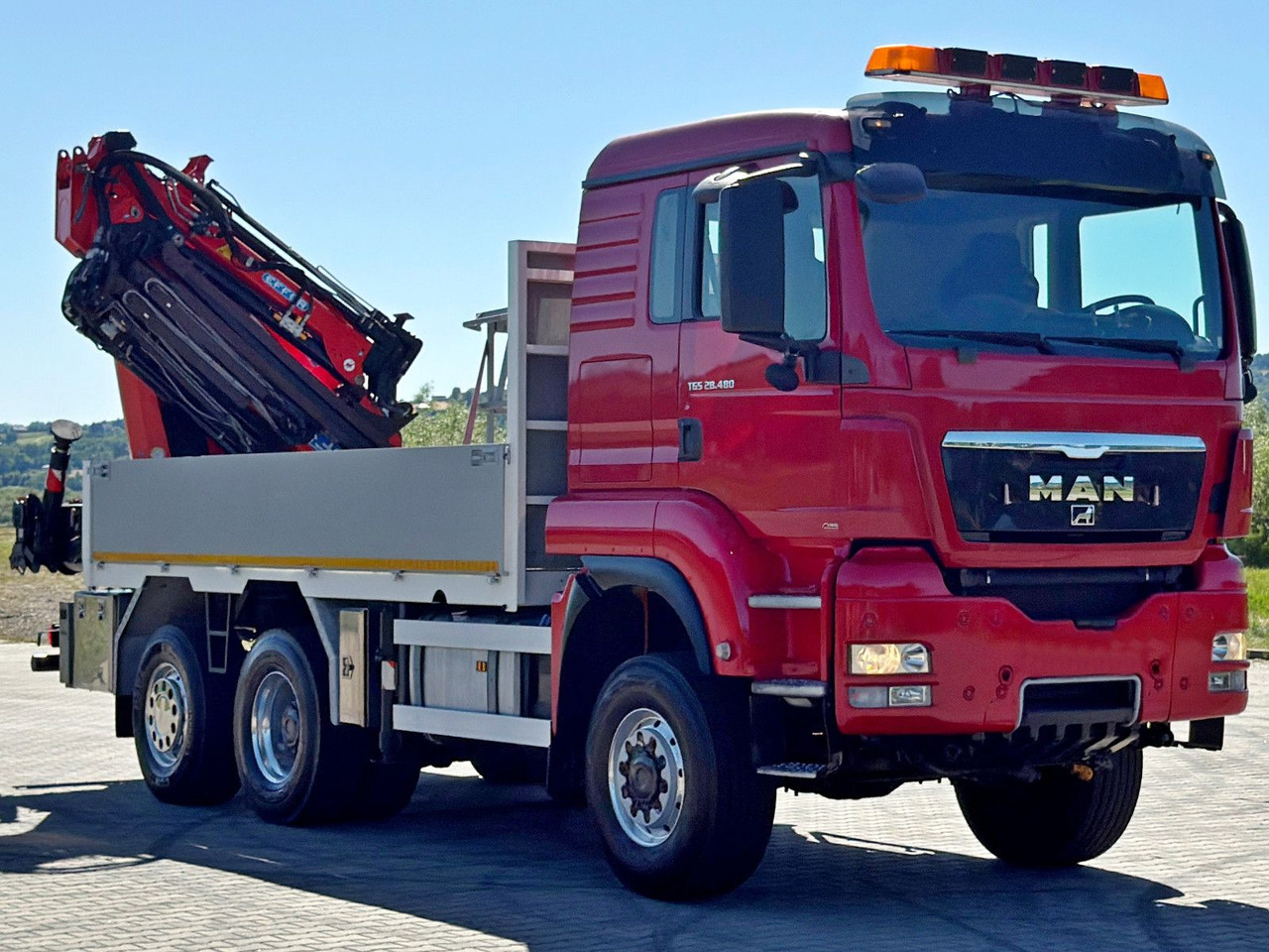 MAN TGS 28.480 * EFFER 255/5S + JIB 3S + FUNK * TOP - Camion grue: photos 4 MAN TGS 28.480 * EFFER 255/5S + JIB 3S + FUNK * TOP - Camion grue: photos 4