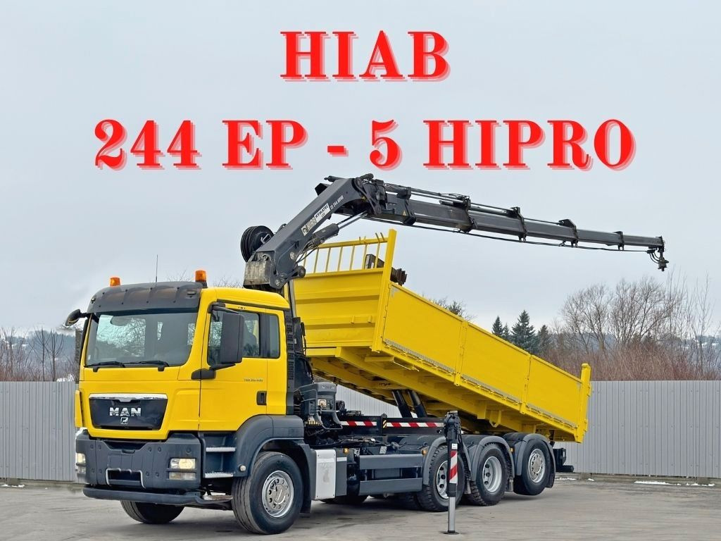 MAN TGS 35.400 * HIAB 244 EP - 5 HIPRO + FUNK * 8x4 - Camion grue: photos 1 MAN TGS 35.400 * HIAB 244 EP - 5 HIPRO + FUNK * 8x4 - Camion grue: photos 1
