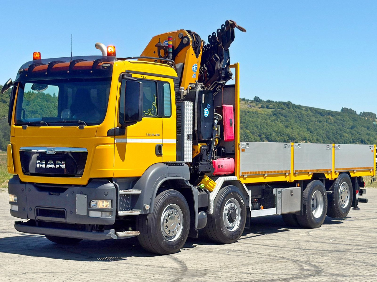 MAN TGS 35.480 * EFFER 395/6S + FUNK / 8x4 - Camion grue: photos 4 MAN TGS 35.480 * EFFER 395/6S + FUNK / 8x4 - Camion grue: photos 4