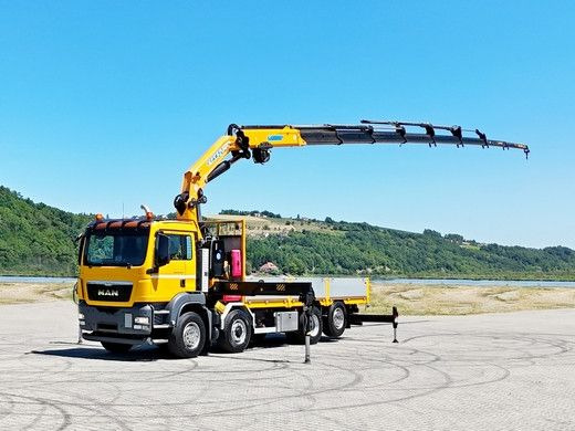 MAN TGS 35.480 * EFFER 395/6S + FUNK / 8x4 - Camion grue: photos 2 MAN TGS 35.480 * EFFER 395/6S + FUNK / 8x4 - Camion grue: photos 2