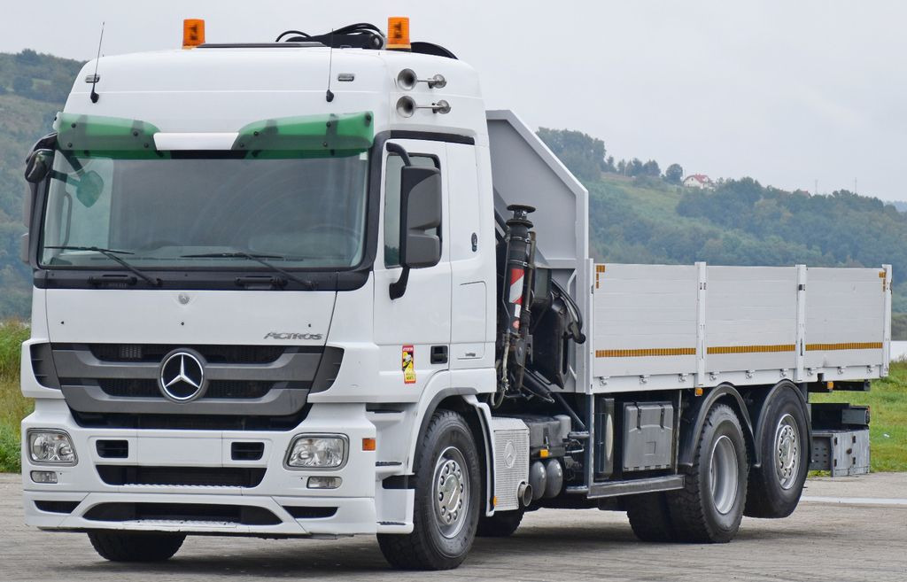 Mercedes-Benz ACTROS 2544 * HIAB 377 E - 8 HIPRO + FUNK* TOP - Camion grue, Camion plateau: photos 3 Mercedes-Benz ACTROS 2544 * HIAB 377 E - 8 HIPRO + FUNK* TOP - Camion grue, Camion plateau: photos 3