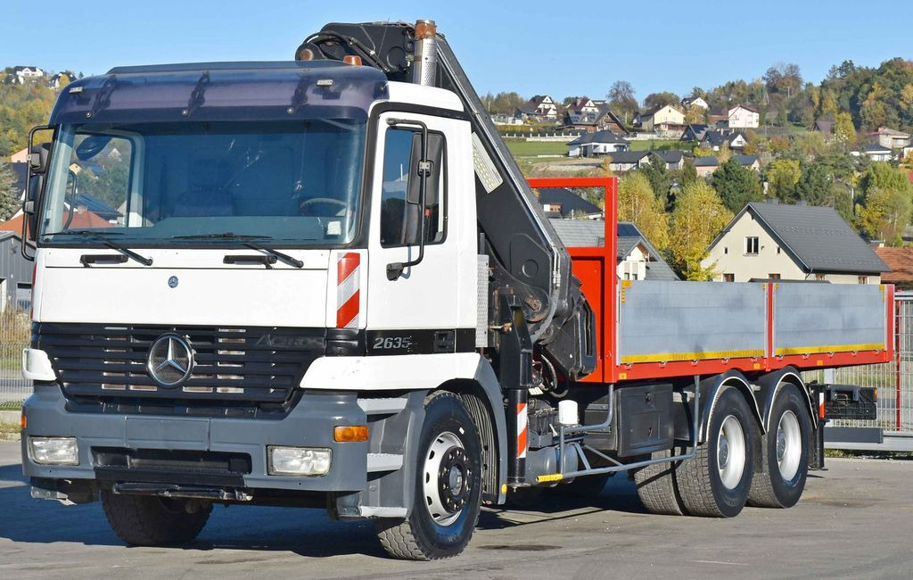 Mercedes-Benz ACTROS 2635 Pritsche 6,40m + HIAB 400 E-5 + FUNK - Camion grue: photos 4 Mercedes-Benz ACTROS 2635 Pritsche 6,40m + HIAB 400 E-5 + FUNK - Camion grue: photos 4